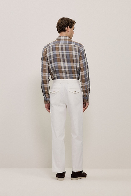 Cotton Twill Tailored Pant Cotton Twill Tailored Pant