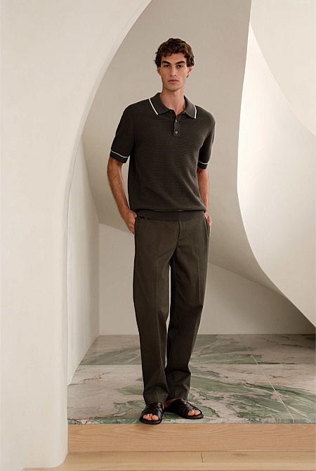 Cotton Twill Tailored Pant Cotton Twill Tailored Pant