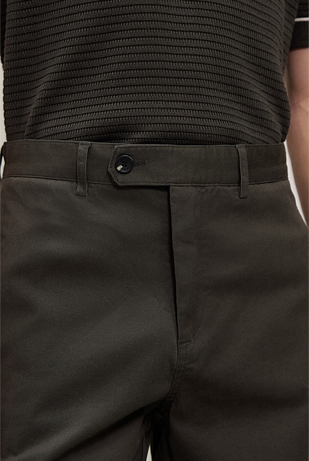 Cotton Twill Tailored Pant Cotton Twill Tailored Pant
