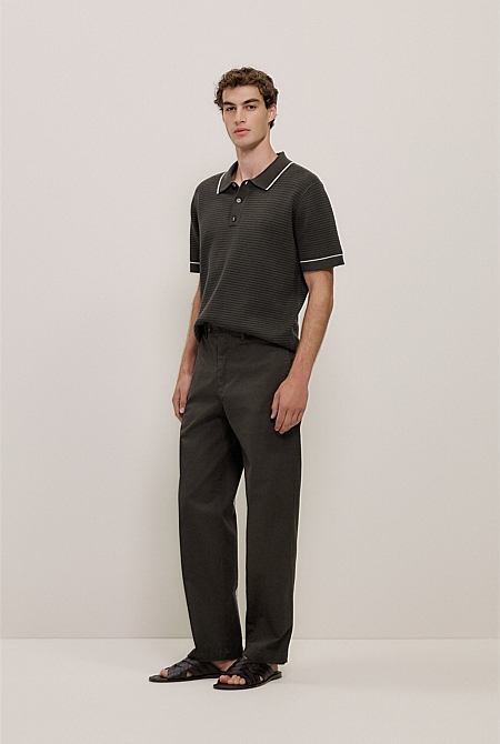 Cotton Twill Tailored Pant Cotton Twill Tailored Pant