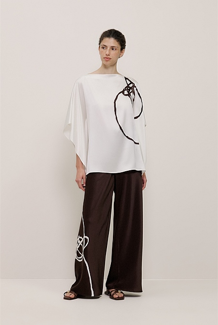 Camie Lyons x Trenery Silk Pant Camie Lyons x Trenery Silk Pant