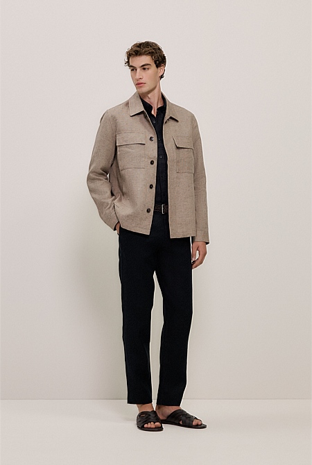 Regular Fit Linen Classic Long Sleeve Shirt Regular Fit Linen Classic Long Sleeve Shirt