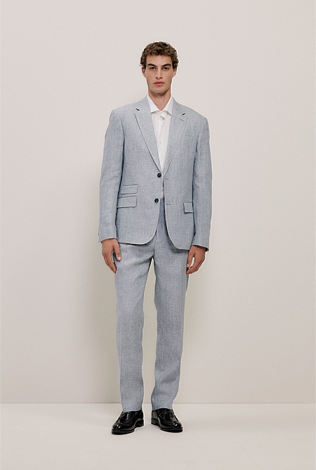 Textured Linen Blazer Textured Linen Blazer