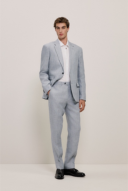 Textured Linen Blazer Textured Linen Blazer