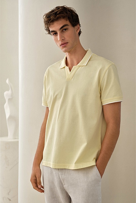 Mercerised Cotton Pique Polo Mercerised Cotton Pique Polo