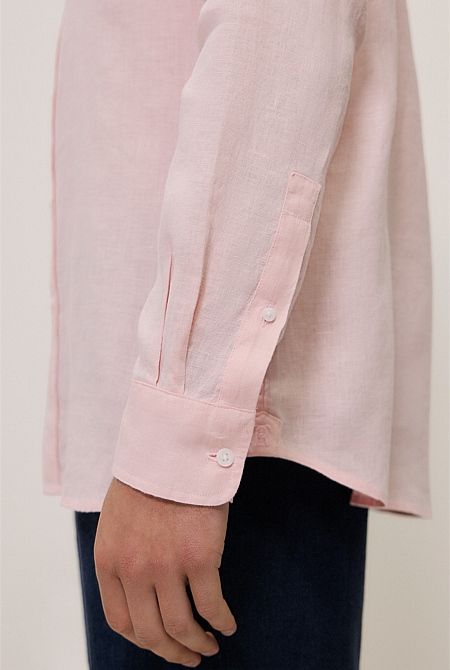 Regular Fit Linen Classic Long Sleeve Shirt Regular Fit Linen Classic Long Sleeve Shirt