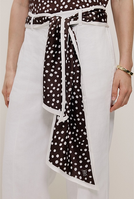 Elorie Silk Twill Scarf Elorie Silk Twill Scarf