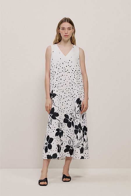 Etta Linen Column Dress Etta Linen Column Dress