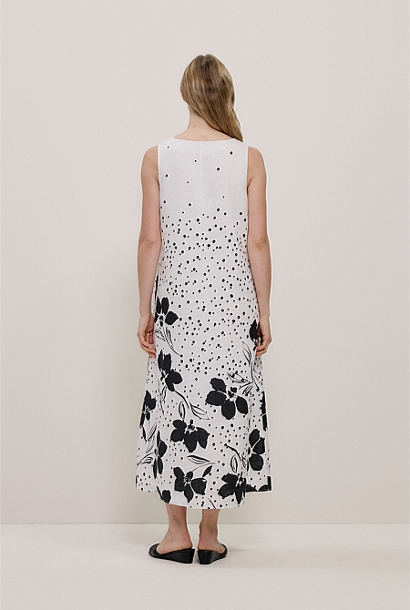 Etta Linen Column Dress Etta Linen Column Dress