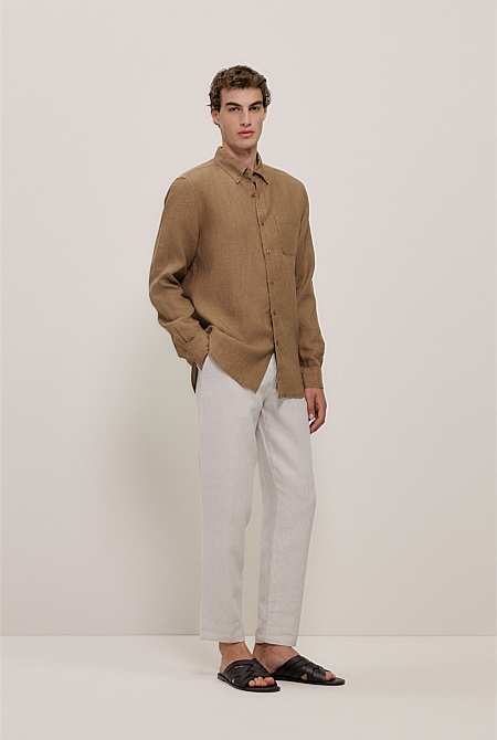 Linen Relaxed Tailored Pant Linen Relaxed Tailored Pant