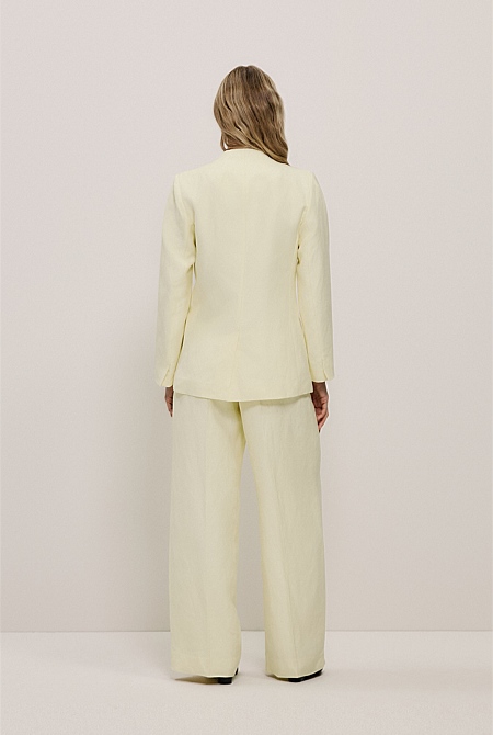 Collarless Longline Blazer Collarless Longline Blazer