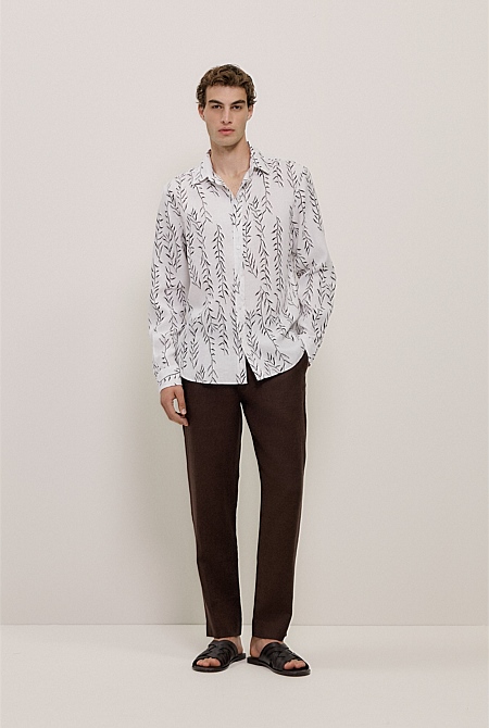 Linen Relaxed Tailored Pant Linen Relaxed Tailored Pant