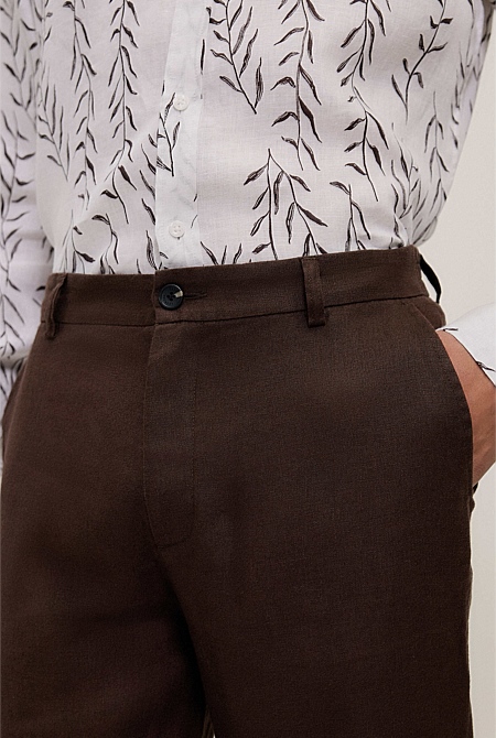 Linen Relaxed Tailored Pant Linen Relaxed Tailored Pant