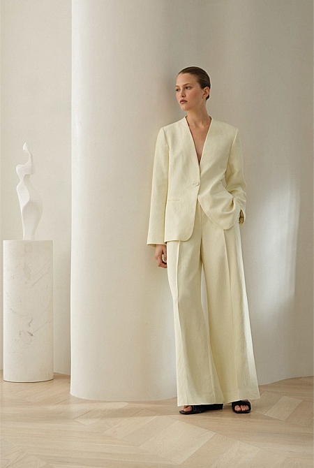 High Rise Tailored Wide Leg Pant High Rise Tailored Wide Leg Pant