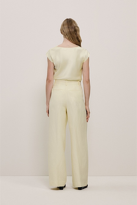 High Rise Tailored Wide Leg Pant High Rise Tailored Wide Leg Pant