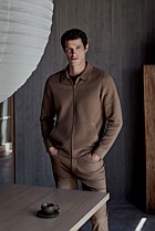 Wool Blend Collared Jacket
