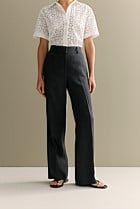 Linen Wide Leg Pant