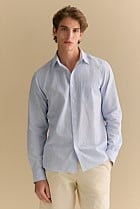 Regular Fit Seersucker Stripe Shirt