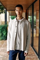 Merino Texture Knit Long Sleeve Shirt