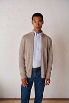 Cashmere Zip Through Knit
