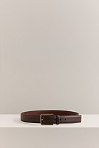 Mica Grain-Leather Belt