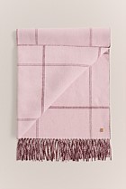 Wool Check Reversible Scarf