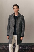 Italian Wool Blend Longline Coat