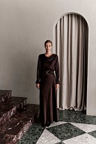 Satin Cowl Neck Top