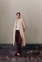 Brushed Alpaca Longline Cardigan