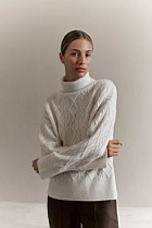 Merino Cable Rollneck