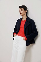 Merino Cashmere Forward Shoulder Seam Crew
