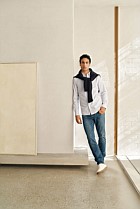 Regular Fit Wide Stripe Oxford Shirt