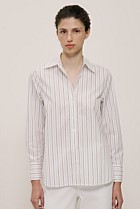 Yarn Dyed Poplin Stripe Shirt