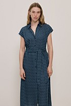 Cavelle Cap Sleeve Shirt Dress