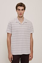 Jacquard Stripe Polo