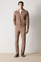 Wool Blend Collared Jacket