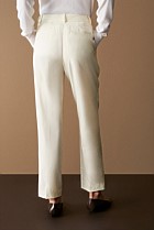 Stretch Wool Pleat Front Pant