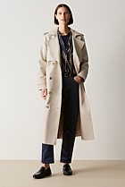 Cotton Longline Trench Coat