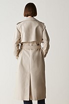 Cotton Longline Trench Coat