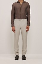 Regular Fit Belgian Linen Pant