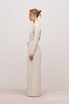 Ponte Drawcord Wide Leg Pant