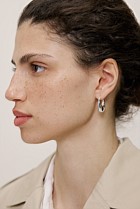 Etty Teardrop Hoop Earrings