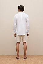 Regular Fit Linen Classic Long Sleeve Shirt