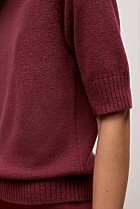 Boucle Mock Neck