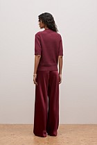 Boucle Mock Neck