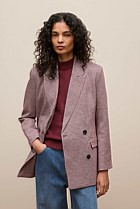 Puppytooth Ponte Double Breasted Blazer