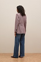 Puppytooth Ponte Double Breasted Blazer
