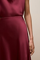 Satin Bias Cut Skirt