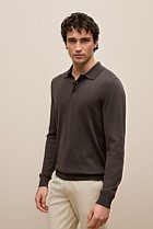 Merino Long Sleeve Polo