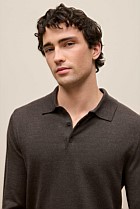 Merino Long Sleeve Polo